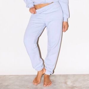 NWOT SKIMS cotton fleece classic jogger sweatpants periwinkle blue size 2X